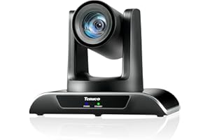 Tenveo HDMI/LAN/USB3.0 PoE PTZ Camera 20X Optical Zoom PTZ Camera IP Live Streaming, FHD 1080P 60FPS, for Church Services Wor