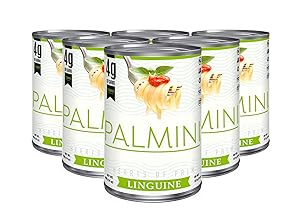 Palmini Low Carb Linguine | 4g of Carbs | As Seen On Shark Tank | Hearts of Palm Pasta (14 Ounce - Pack of 6)