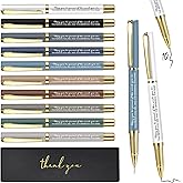 PerKoop 10 Sets Thank You Gifts Pens with Boxes Bulk Appreciation Party Favors for Employee Coworker Staff Nurse Teacher Team Office Supplies(Macaron,Proud)