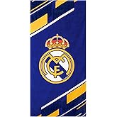 Maccabi Art Real Madrid Official Soccer Towel – Ultra Soft & Quick-Dry Fabric – Club Crest Design – Ideal for Beach, Pool, Gym & Bath – 30 x 60 Inches