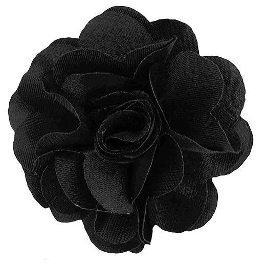 Solid Men's Lapel Flower Pin Clothing