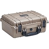 MEIJIA Portable All Weather Waterproof Camera Case With Foam,Fit Use of Drones,Camera,Equipments,Pistols,15.98x12.99x6.85inches