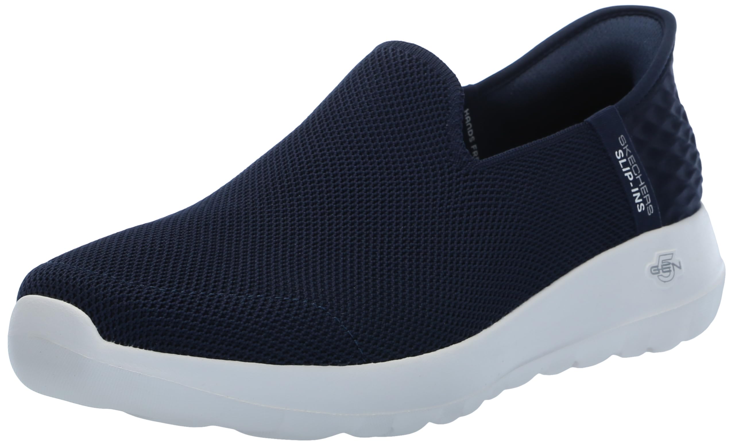 Skechers Women's Go Walk Joy Vela Hands Free Slip-Ins Sneaker, Navy/White, 6 Image