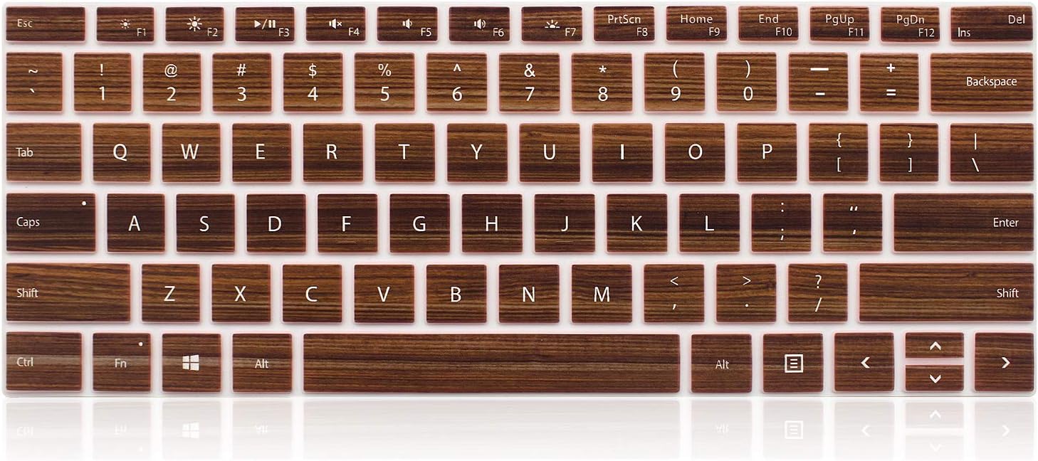 Silicon Keyboard Cover Ultra Thin Protective Skin for Microsoft Surface Pro Signature Type Cover & Surface Pro Type…