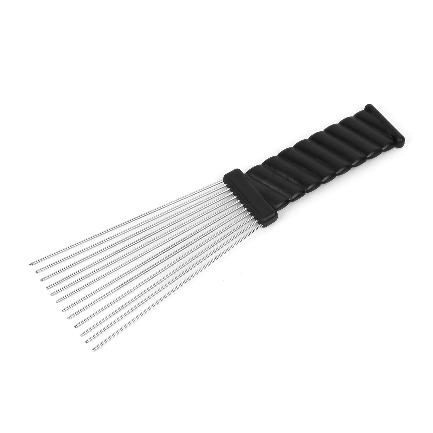 Folansy Afro Comb Metal African American Pick Comb Hairdressing Styling Tool Hair Pick for Hair Styling(Wave Style) : Beauty
