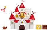 Nintendo Super Mario Deluxe Mushroom Kingdom Castle Playset with Bowser Figure view 2