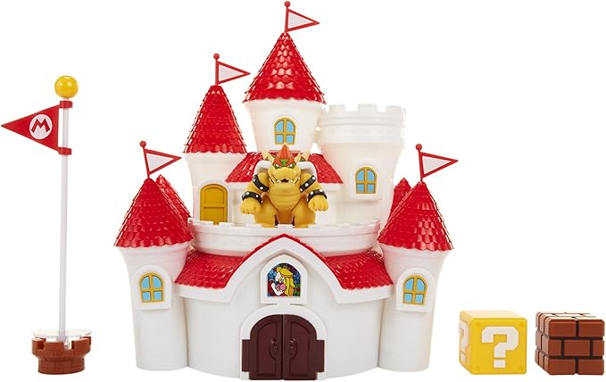 Nintendo Jakks Mashroom Kingdom Castle Spielset 58541 Amazon De Spielzeug