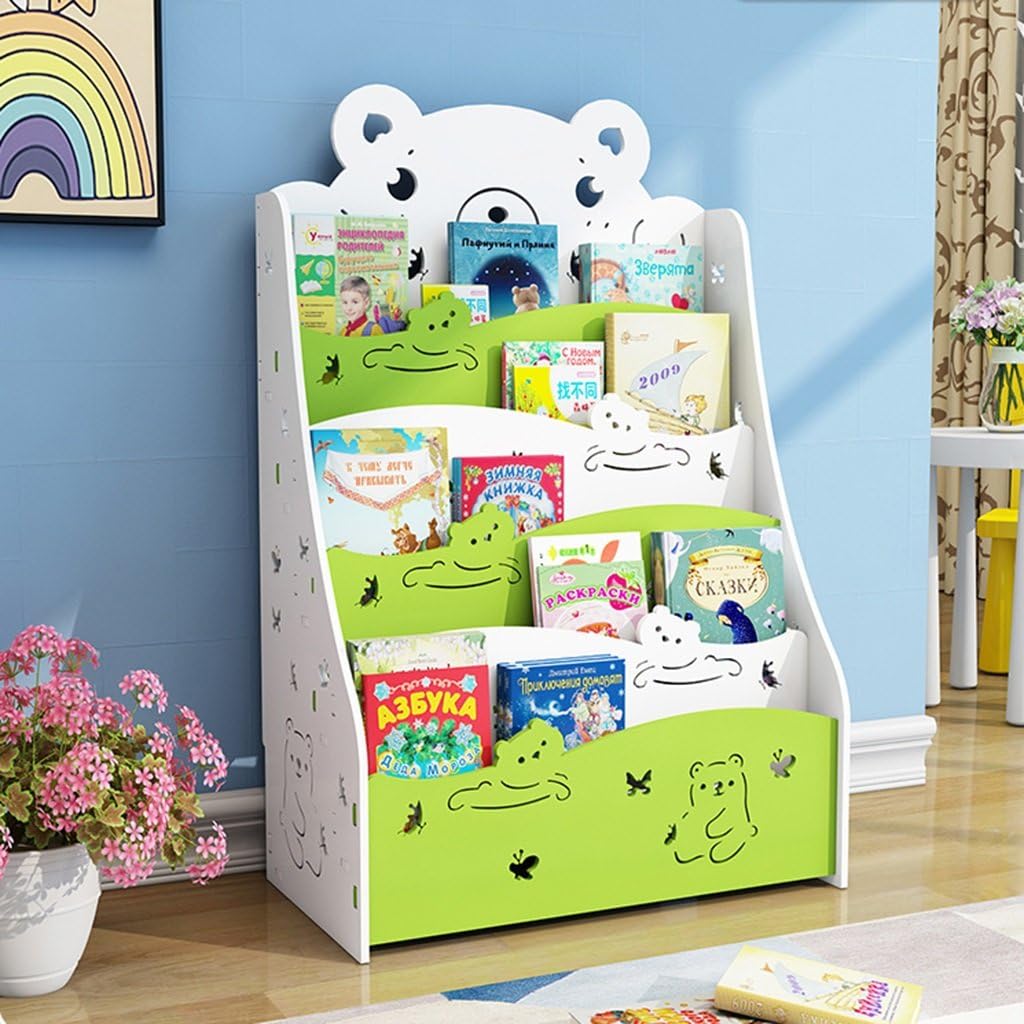 front facing bookshelf