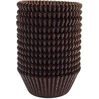 Baking Cups Cupcake Liners, Standard Sized, 300 Count (Dark Coffee)