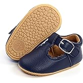 RVROVIC Baby Girl Moccasins Princess Sparkly Mary Jane Dresses Shoes Premium Lightweight Soft Sole Crib Shoes Toddler Shoes