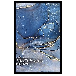 Fxojyvo 15x23 Picture Frame, Black Frame for 15 x