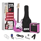 LyxPro 39 inch Electric Guitar Kit Bundle with 20w