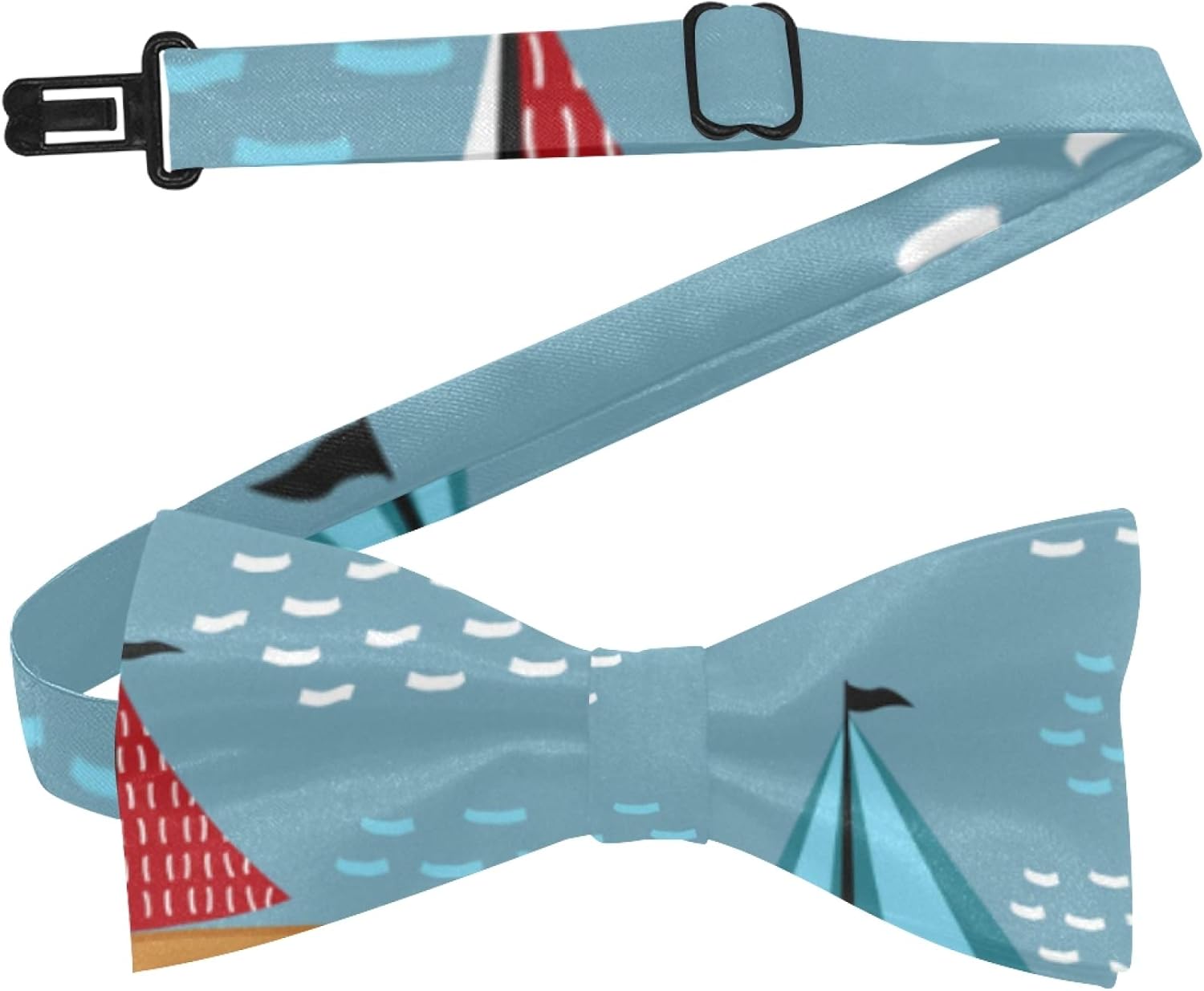 Pre Tied Bowtie Boat Ship River Ocean Transport Men Bow Ties Self Tie
