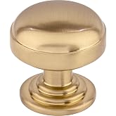 Top Knobs Ellis 1 1/4" Length Mushroom Cabinet Knob Honey Bronze TK3000HB