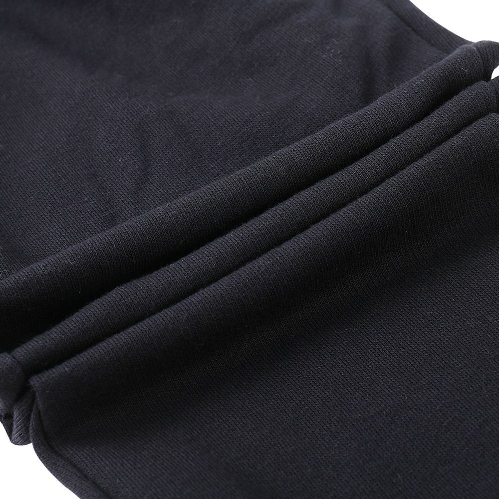 Camel Men\'s Open Bottom Sweatpants Jogging Pants With Pockets Lightweight Drawstring Running Pants Slim Fit For 4 Season(Black), Large