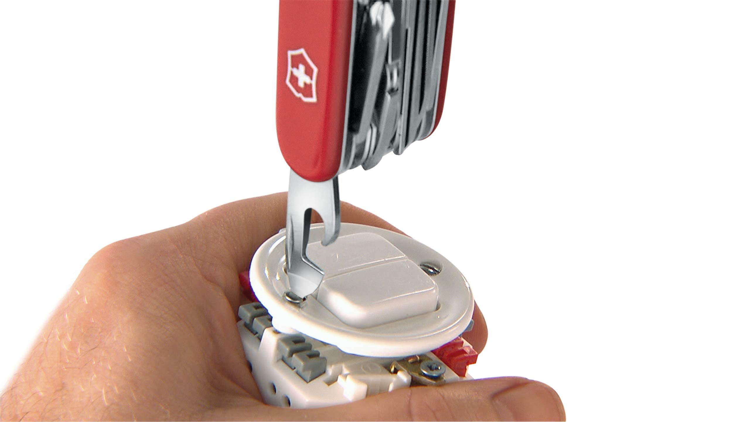 Victorinox Schweizer Taschenmesser, Pioneer X, Multitool, Swiss Army Knife mit 9 Funktionen, Klinge, Schraubendreher 3 mm, Kapselheber 5