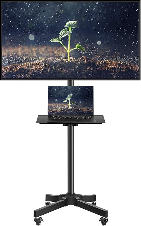 Amazon Lyiyiテレビスタンド 移動式 テレビ台 液晶tvスタンド ハイタイプ Vesa規格 高さ角度調節可能 耐荷重25kg キャスター付き 23 55インチテレビ対応 家庭用 オフィス 業務用 ブラック ローボード テレビ台 オンライン通販