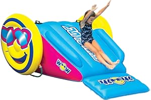 Wow Sports Fun Slide - Inflatable Water Slide for Pool - Built in Sprayers for Kids & Adults - Durable Vinyl Slide - Large 94” x 66"