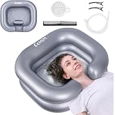 Cehim Inflatable Shampoo Basin - Portable Shampoo Bowl, Hair Washing Basin for Bedridden, Disabled,Injured, Hair Wash Tub for Dreadlocks and at Home Sink Washing