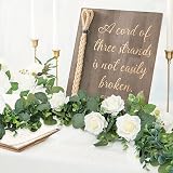 LOMOHOO Eucalyptus Garlands 2 Pack 5.7ft Mixed Leaves Greenery Vines view 6