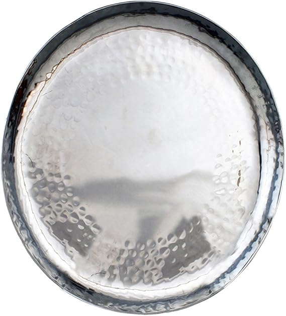 Buy Smartserve Stainless Steel Groove Quarter Plate Dia 19 cm, Set of 6pcs Online at Low Prices