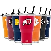 Simple Modern Officially Licensed Collegiate Utah Utes Tumbler with Straw and Flip Lid | Insulated Stainless Steel 30oz Thermos | Cruiser Collection | University of Utah