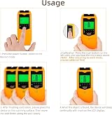 WOVTE 5 in 1 Stud Finder Wall Scanner with LCD Display Battery Included view 6