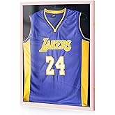 Jersey Frame Display Case, Large Shadow Box Display Case Jersey Case Sturdy and Durable w/ UV Protection for Sports Jerseys Football Baseball Basketball Soccer Hockey Shirt and Uniform (Pink)