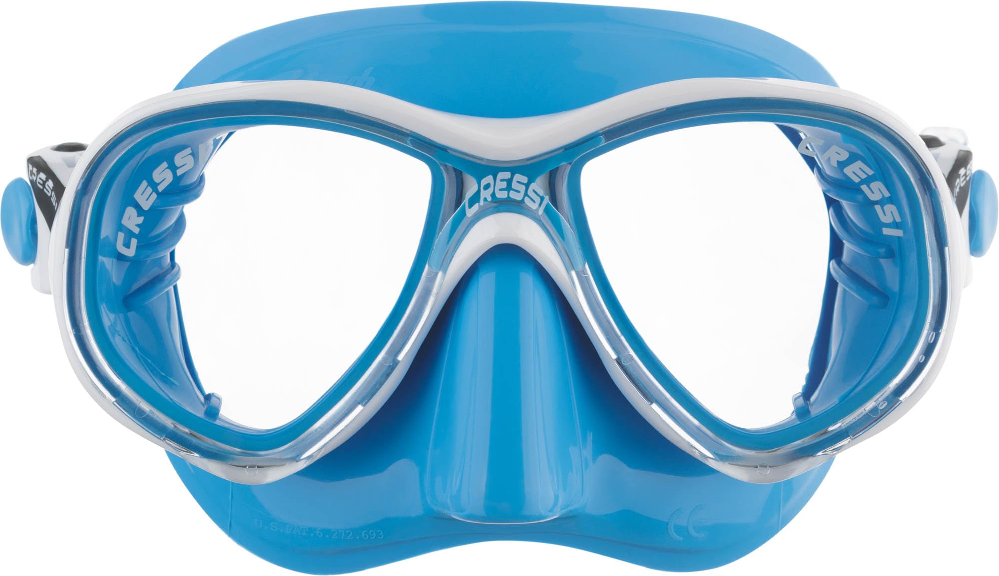 Cressi Kids Marea Jr (New) Mask Diving Masks - Blue, 7-13 Years