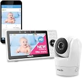 VTech VM901 Smart Wi-Fi Baby Monitor 5 inch 720p Display PTZ 1080p Camera