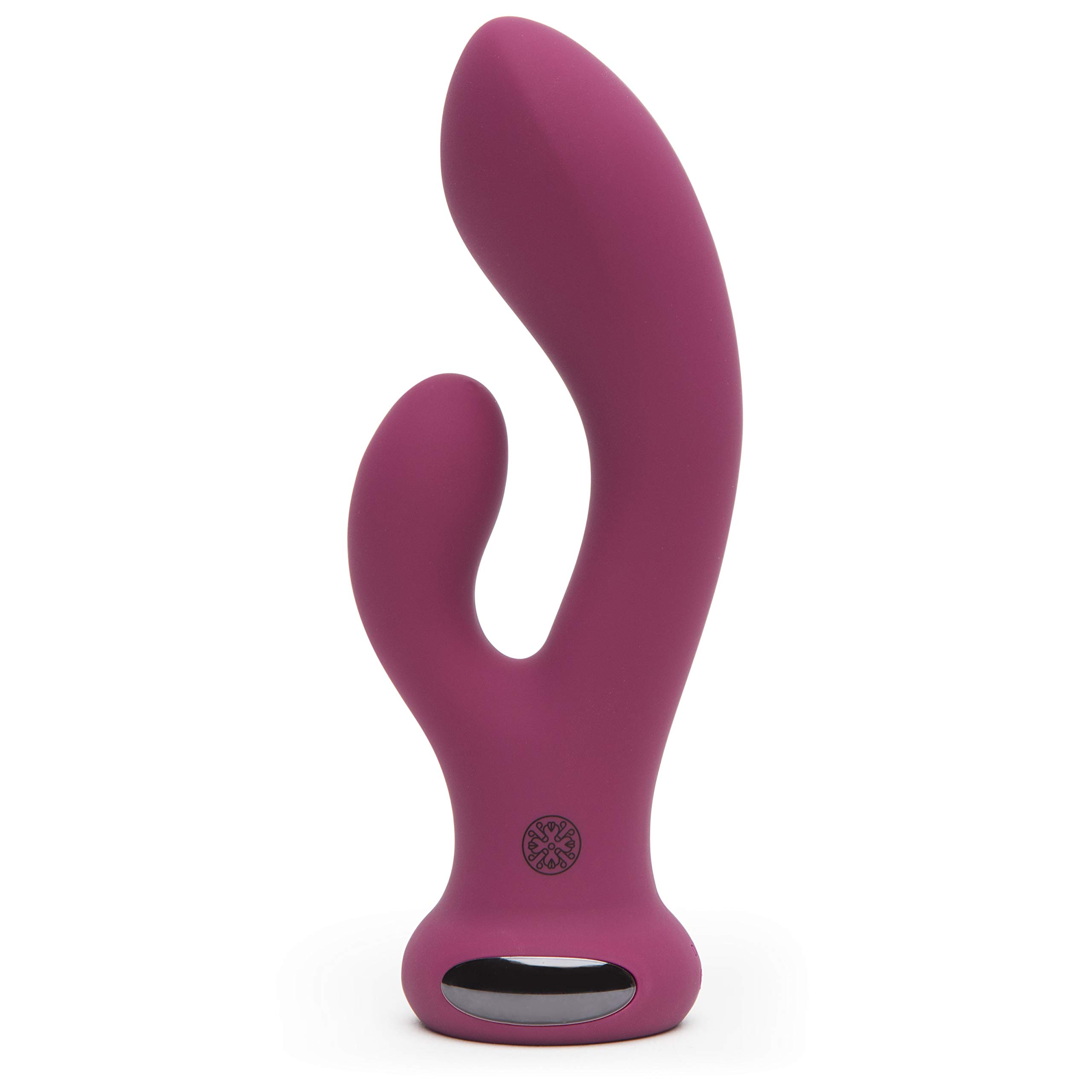 Lovehoney Mantric Rabbit Vibrator - 4.5 Inch Curved Silicone G Spot Vibrator for Women - Beginner Friendly Dual Stimulation Adult Sex Toy - Rechargeable & Waterproof - Pink