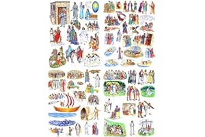 STORY TIME FELTS Story & Life of Jesus 13 Bible Stories Felt Figures for Flannel Board- Precut & Ready to Use!