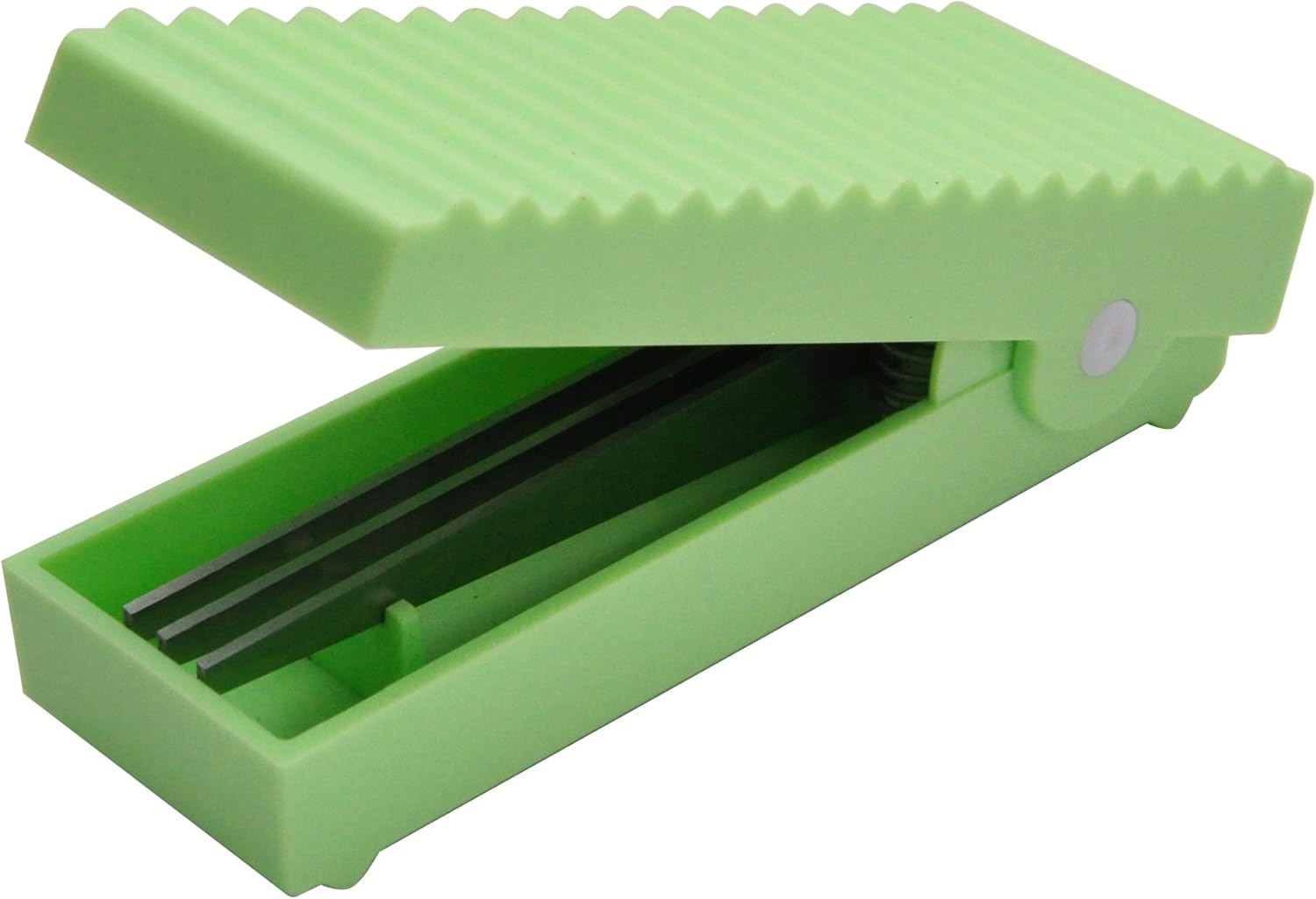 Amazon Com Harac Handy Paper Fringe Shredder Scissors Manual Safe Document Chipper For Office And Household Use Green Paper Shredders Office Products