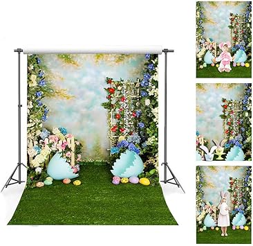 Amazon Com 5x7ft Spring Easter Backdrops For Photography Rabbit