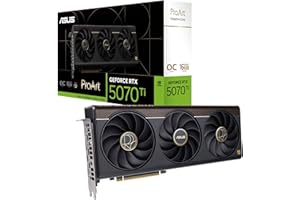 ASUS ProArt GeForce RTX™ 5070 Ti OC Edition Graphics Card (PCIe® 5.0, 16GB GDDR7, USB Type-C®, HDMI®/DP 2.1, 2.5-Slot, Axial-