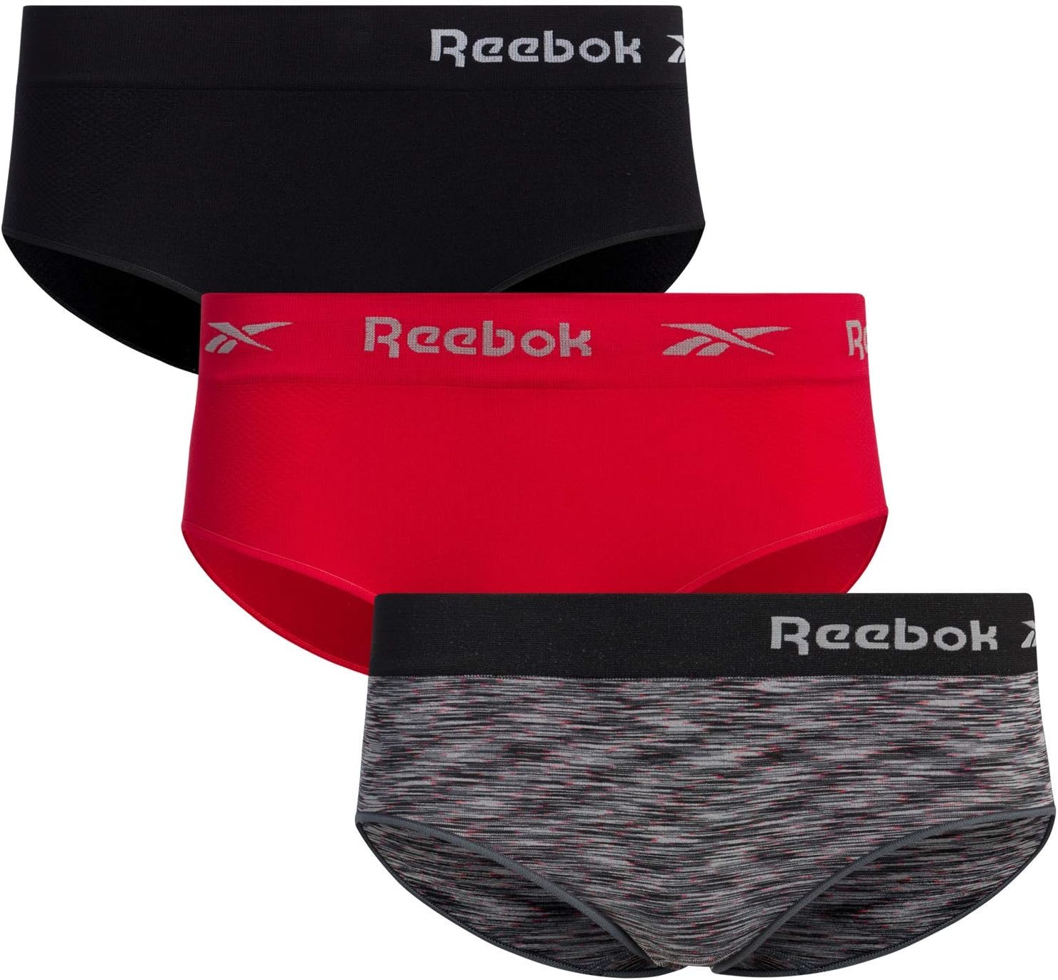 Reebok Womens Seamless Hipster Panties (3 Pack) Buy Online at Best