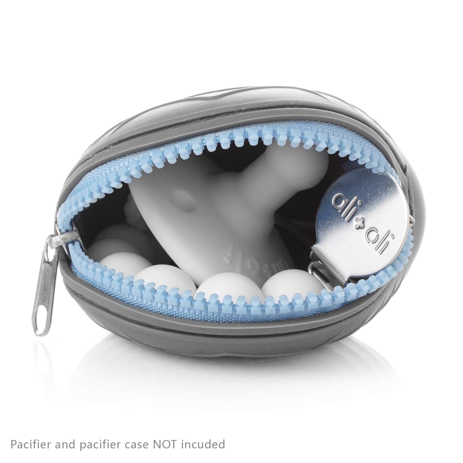 Ali+Oli Pacifier Holder Case (Grey) : Baby
