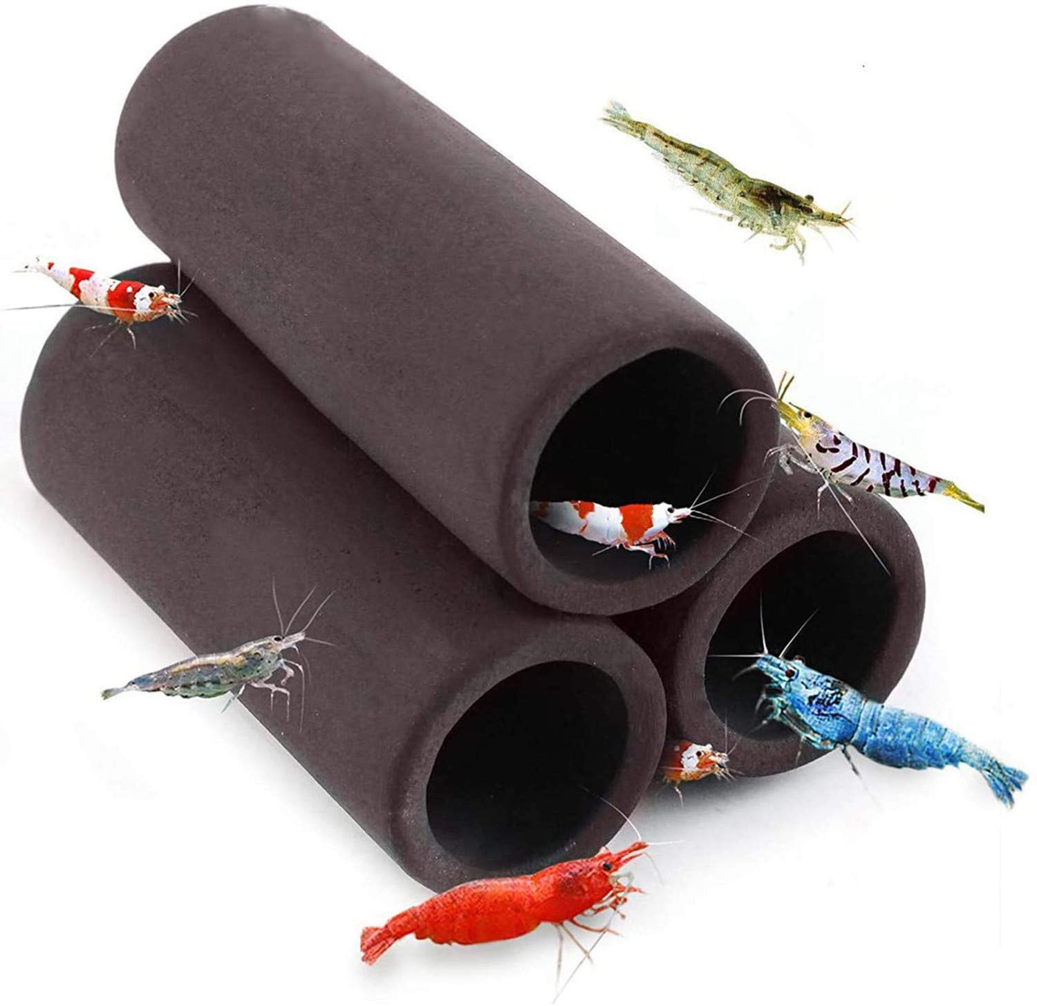Photo 1 of XMHF Aquarium Ceramic Small Fish Shrimp Crayfish Breeding Habitat Shelter Brown XM163