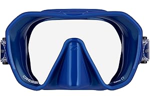Cressi Adult Frameless Diving Mask - Wide View Mono Lens - Low Internal Volume - Pure Soft Silicone - Z2: Designed in Italy by Cressi