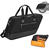 HODRANT Motorcycle Saddlebag Liner Bag with Orange Liner | Compatible with Harley Davidson 1993-2022 Touring Road Glide Street Glide Electra Glide Road King Hard Saddlebag, 1 Bag