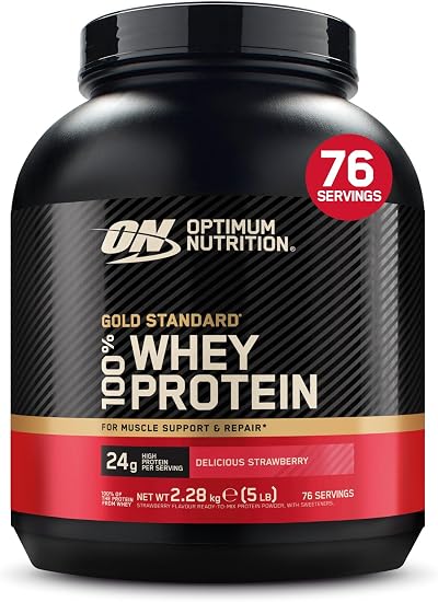 Optimum Nutrition Gold Standard Whey Strawberry 76 Servings 2.28kg