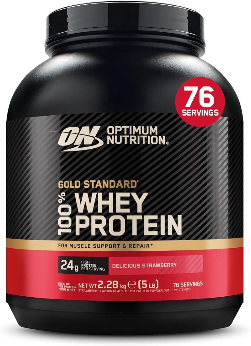 Optimum Nutrition Gold Standard Whey Strawberry 76 Servings 2.28kg