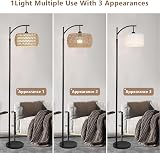 Rayofly Arc Floor Lamp with Dimmable LED 3 Color Temps, Remote view 7