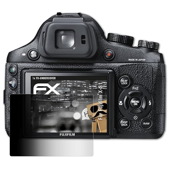 atFoliX Blickschutzfilter für Fujifilm X-S1 Blickschutzfolie, 4-Wege Sichtschutz FX Schutzfolie