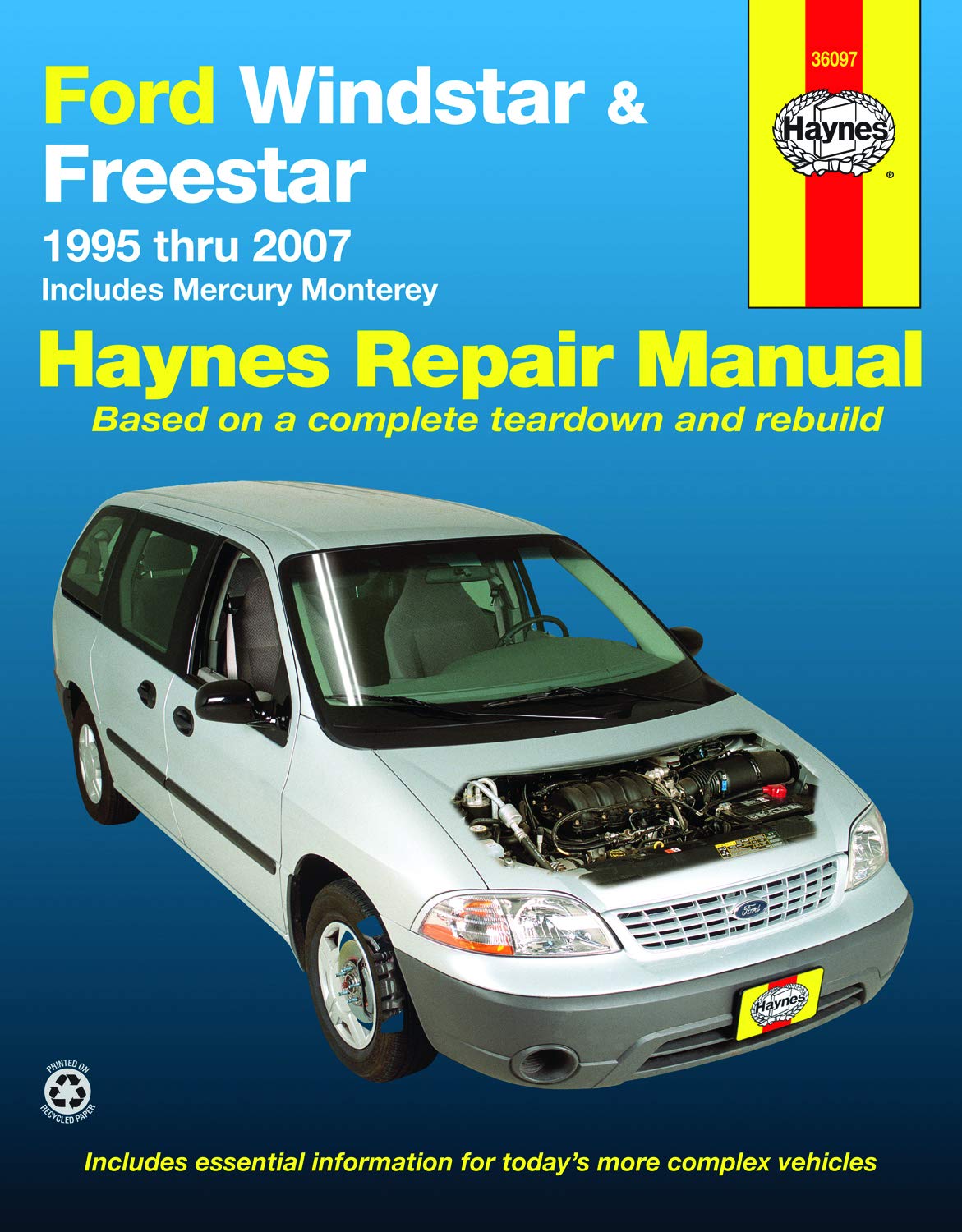 Ford Windstar 95 03 Freestar Mercury Monterey 04 07 Haynes Repair Manual Haynes Max 9781563927652 Amazon Com Books