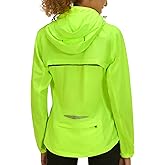 Little Donkey Andy Women's Lightweight Waterproof Cycling Jacket with Removable Sleeves & Hood for Biking Running Golf