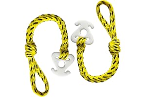NIUGRECF Boat Tube Towable Rope Quick Connector,Tow Rope for Tubing, Ski Rope for Water Skiing, Towable Tubes for Boating, Wakeboard Rope, Jet Ski, Watersports Gifts, 2 Pack