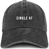 Trendy Apparel Shop Single AF Embroidered Soft Cotton Adjustable Strap Cap