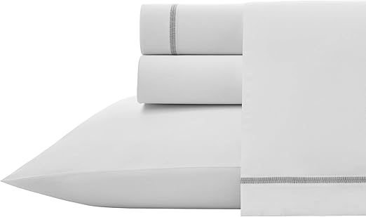 Amazon Com Vera Wang Triple Merrow Sheet Set Queen Grey Home