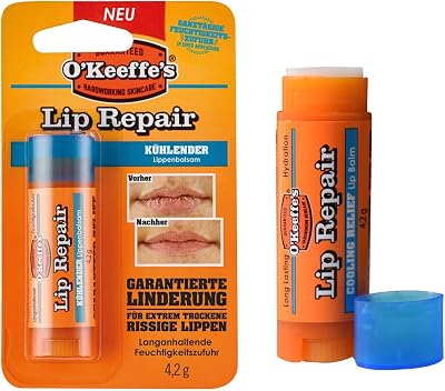 O'Keeffe's Lip Repair Cooling Lip Balm 4.2g - Dry Chapped Lips Relief